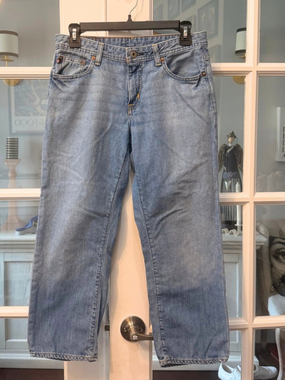 Vintage Polo Jean Company Ralph Lauren Kelly Cropped Jeans Womens Sz 6